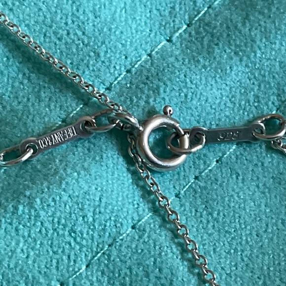 Large Tiffany Elsa Peretti open heart necklace - Picture 8 of 9